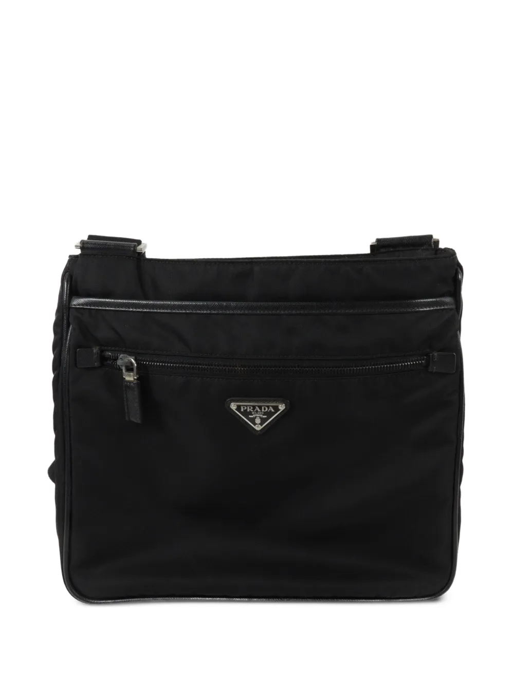 Prada Pre-Owned Tessuto Saffiano cross body bag - Nero