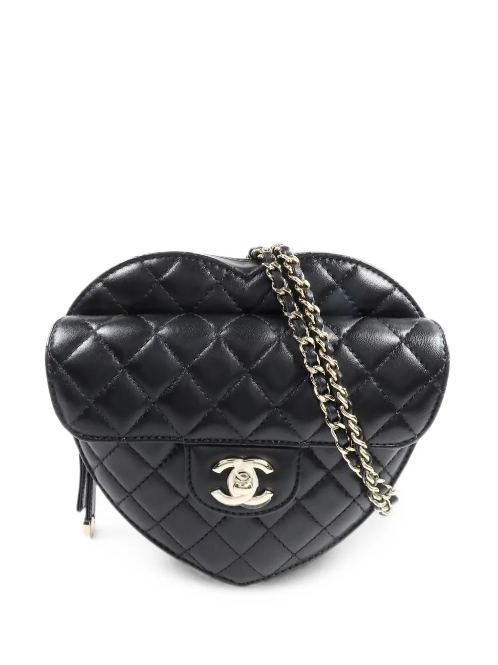 CHANEL Pre-Owned quilted CC turn-lock shoulder bag - Black