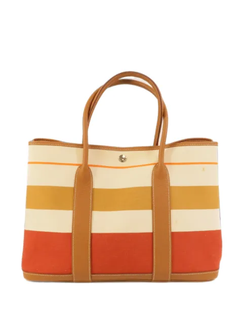 Hermès Pre-Owned Garden Party PM canvas tote bag