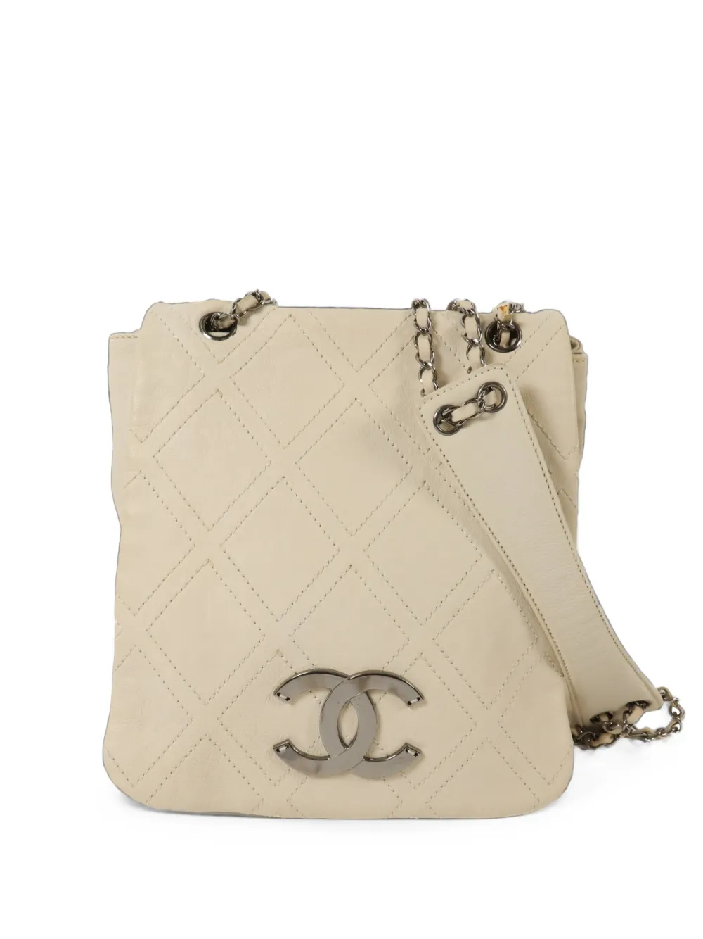 CHANEL Pre-Owned Diamond Stitch CC shoulder bag - Toni neutri