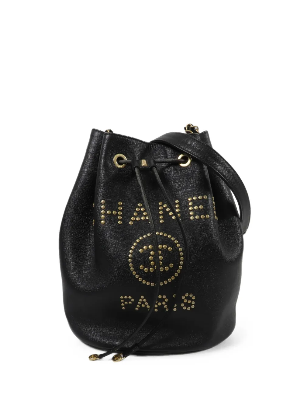 CHANEL Pre-Owned sac seau Deauville - Noir CHANEL Pre-Owned sac seau Deauville - Noir