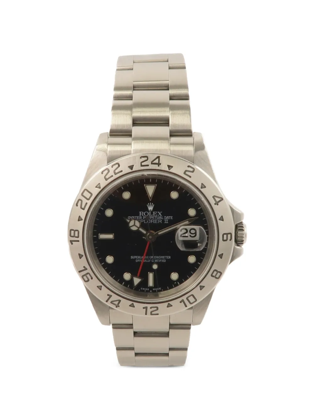 Rolex 2005 Explorer II 40mm Armbanduhr - Schwarz