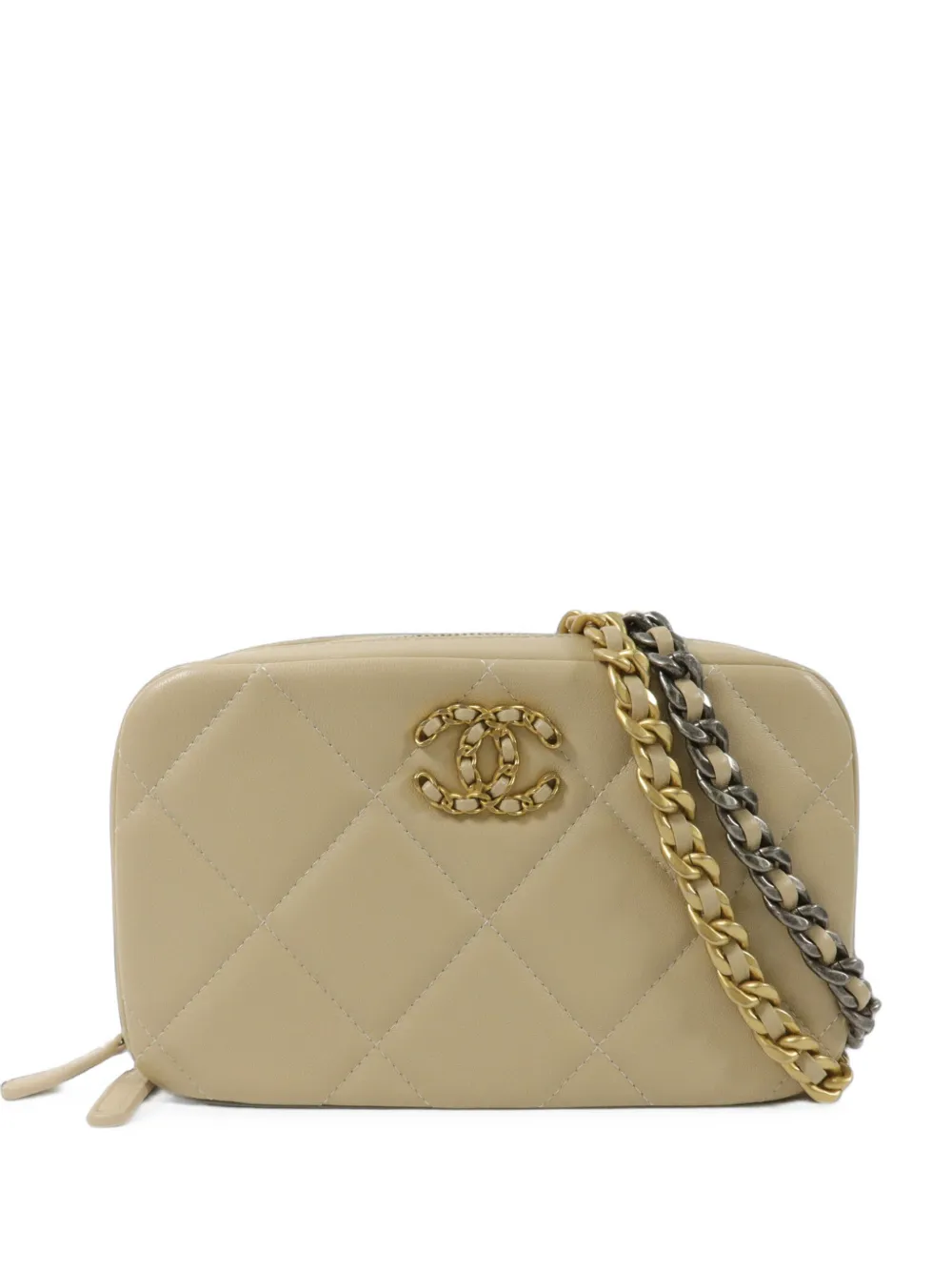 CHANEL Pre-Owned Chanel 19 quilted shoulder bag - Toni neutri