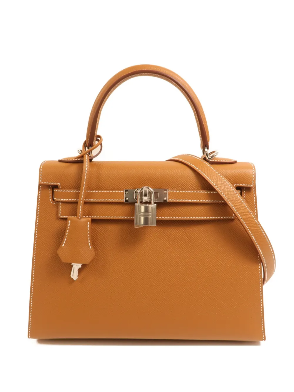 Hermès Pre-Owned Kelly 25 Zwei-Wege Tote Bag - Braun