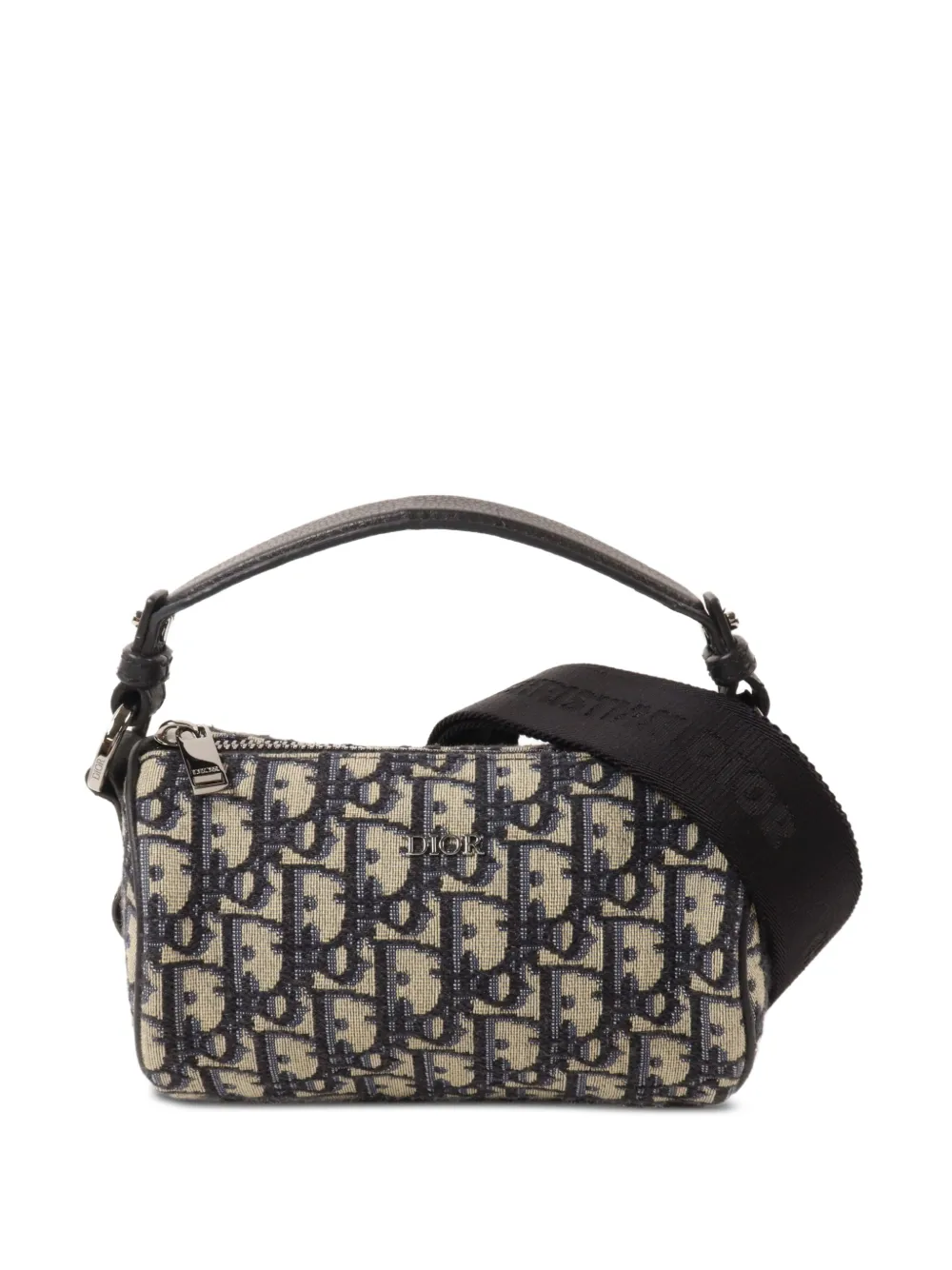 Christian Dior Pre-Owned Mini Oblique Roller Tote Bag - Blau