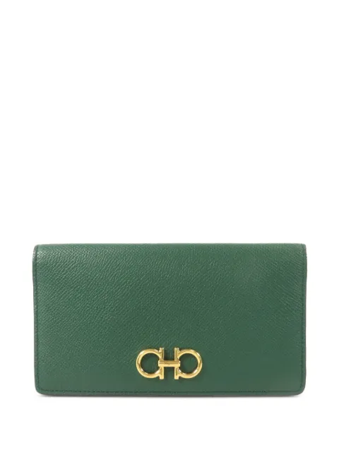 Ferragamo Pre-Owned Gancini long wallet