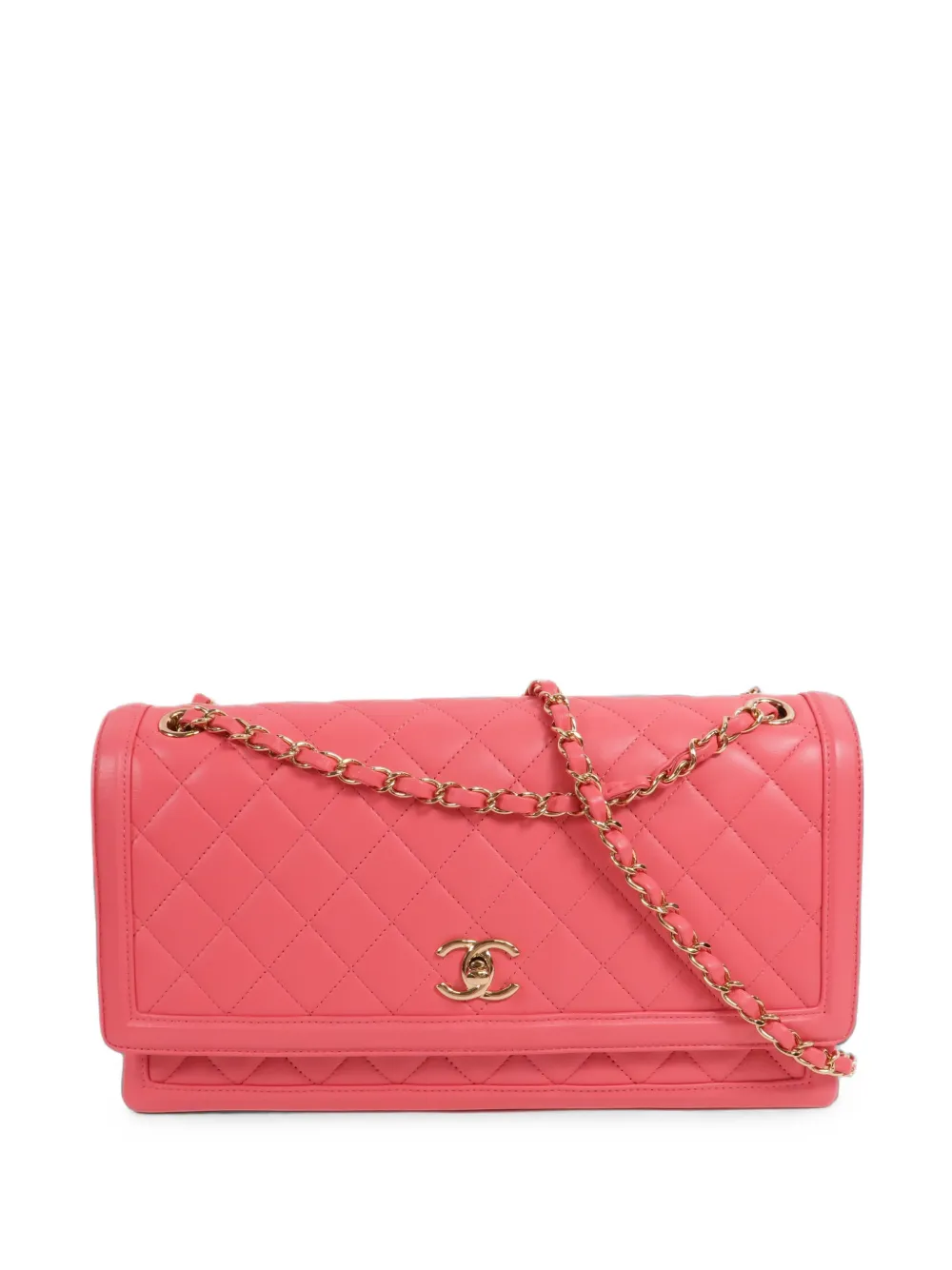 CHANEL Pre-Owned quilted CC turn-lock shoulder bag - Rosa