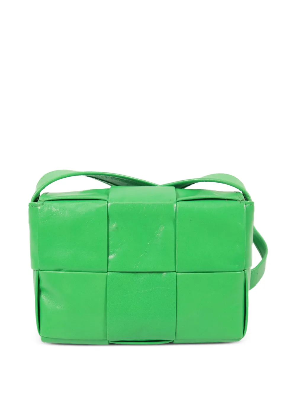 Bottega Veneta Pre-Owned mini sacoche Cassette - Vert Bottega Veneta Pre-Owned mini sacoche Cassette - Vert