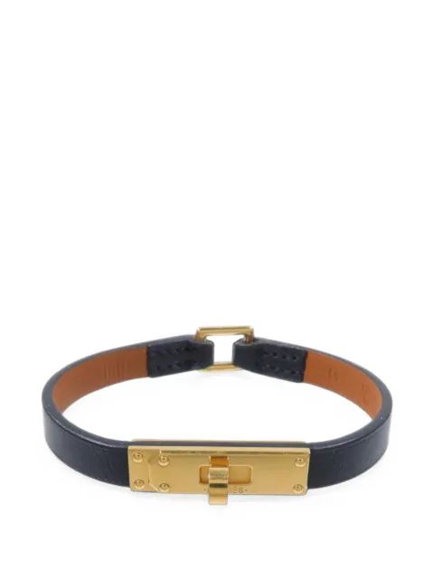 Hermès Pre-Owned micro Kelly leather bracelet
