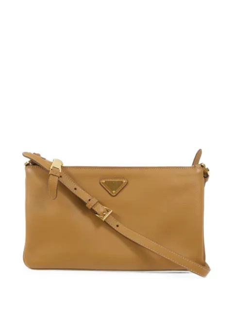 Prada Pre-Owned Enamel Triangle logo shoulder bag