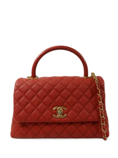 CHANEL Pre-Owned Coco Handle leather shoulder bag
