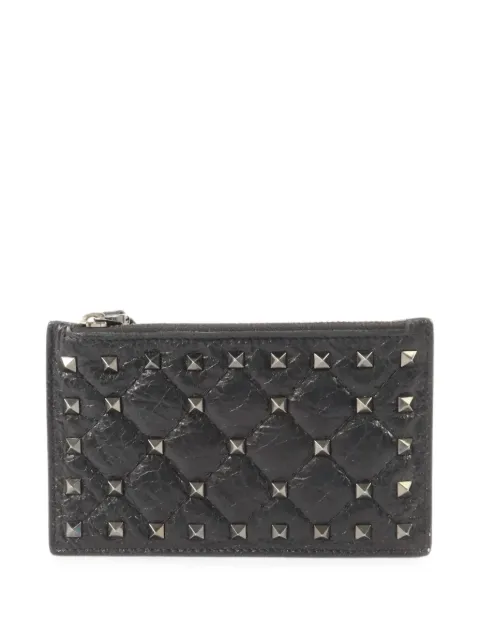 Valentino Garavani Pre-Owned Rockstud Spike quilted card case