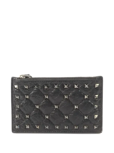 Valentino Garavani Pre-Owned Rockstud Spike quilted card case