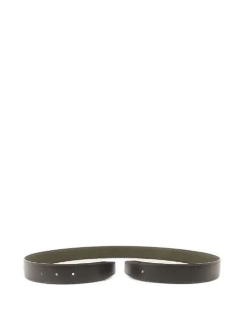 Hermès Pre-Owned reversible leather belt strap