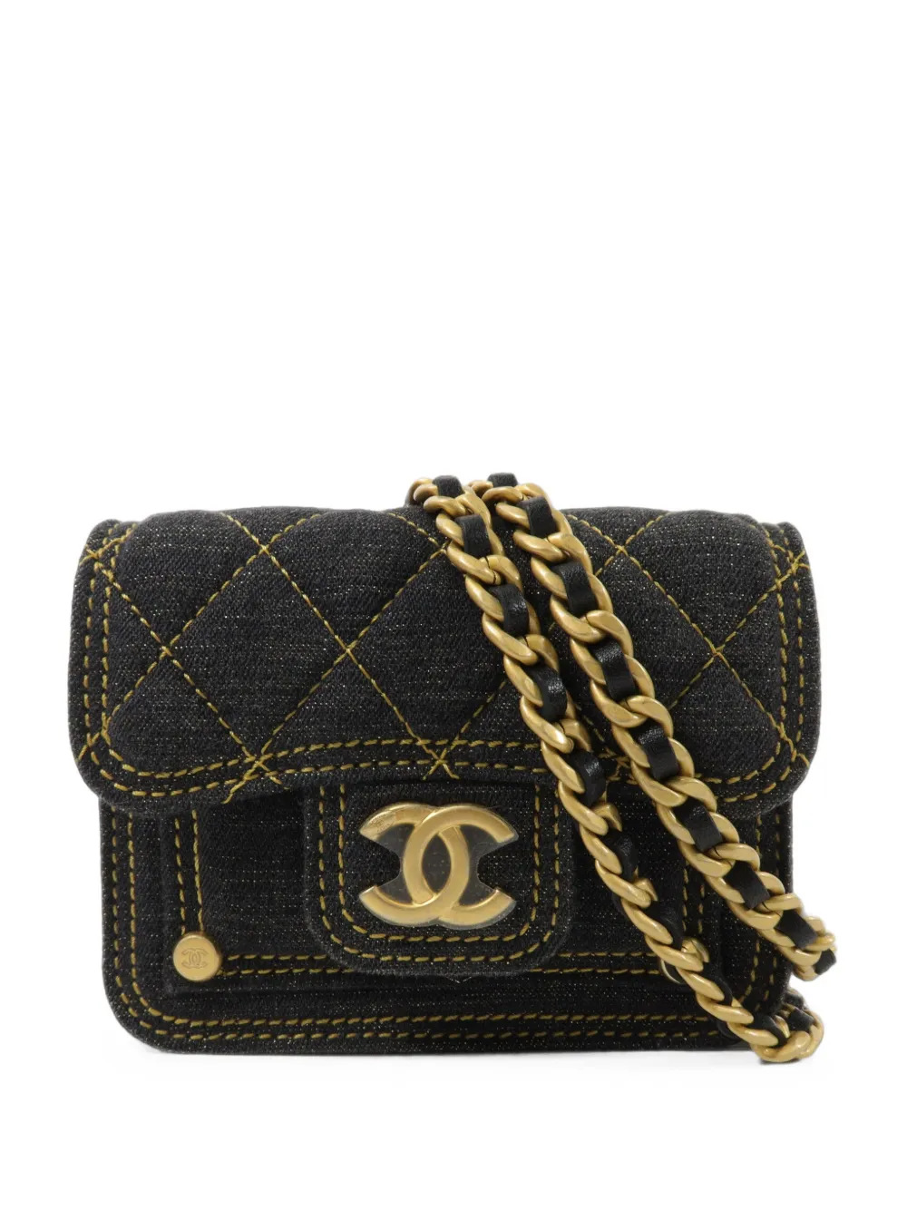 CHANEL Pre-Owned CC turn-lock quilted shoulder bag - Nero