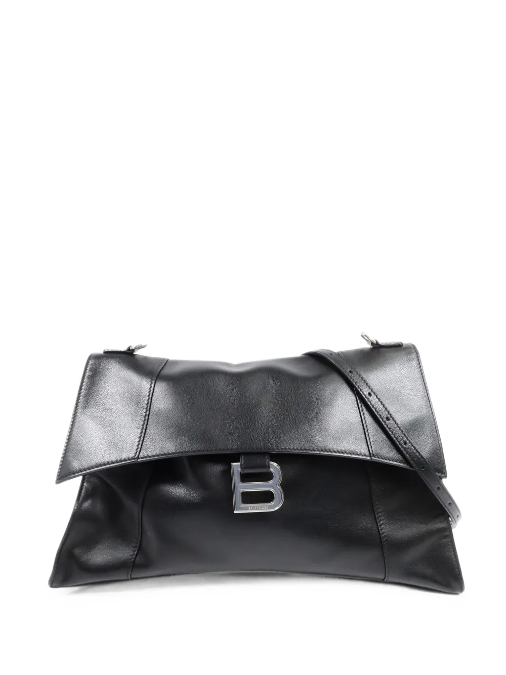 Balenciaga Pre-Owned Hourglass leather shoulder bag - Nero