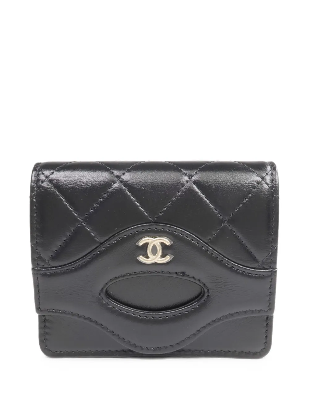 CHANEL Pre-Owned quilted 31 card case - Black