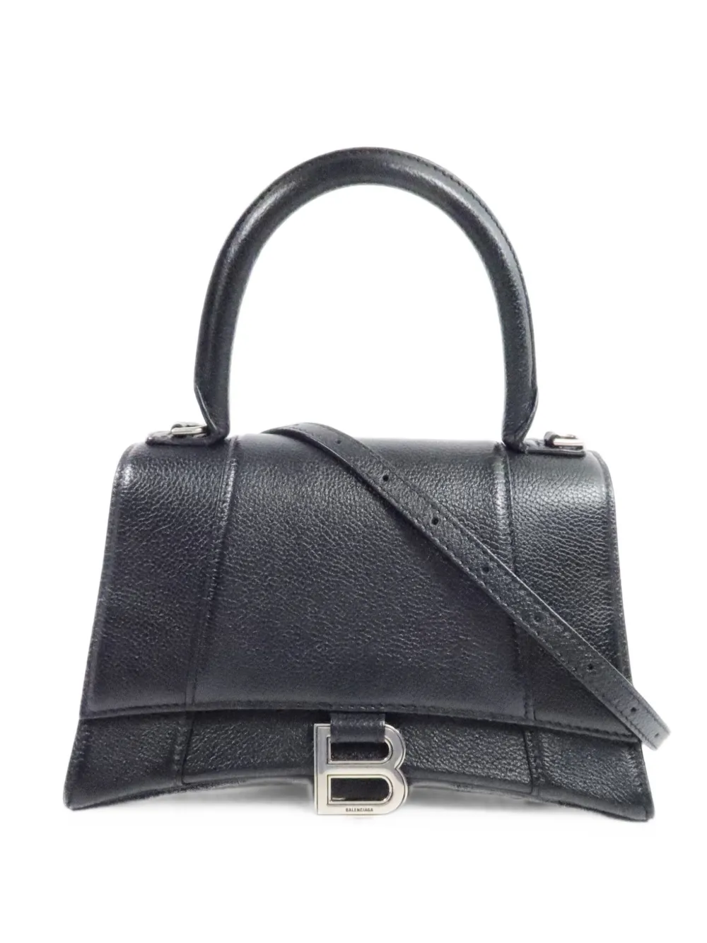 Balenciaga Pre-Owned Hourglass top crossbody bag - Nero