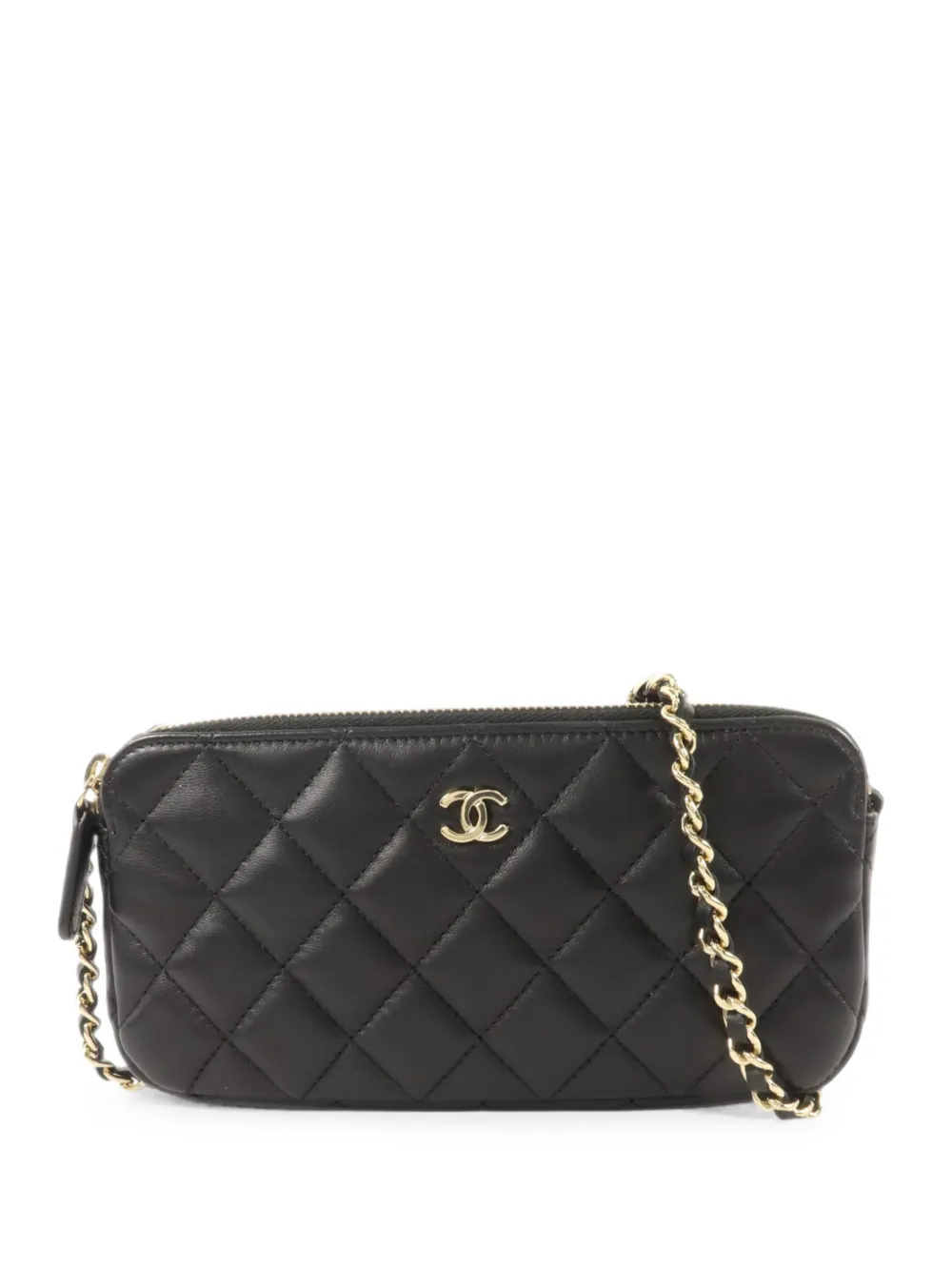 CHANEL Pre-Owned CC quilted crossbody bag - Nero