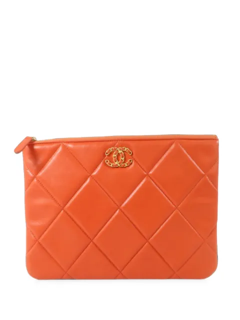 CHANEL Pre-Owned quilted CC clutch bag