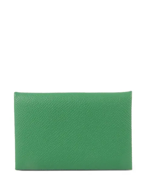 Hermès Pre-Owned Calvi Epsom card holder