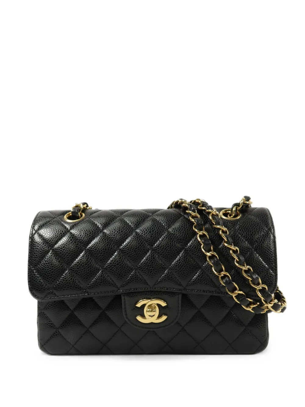 CHANEL Pre-Owned CC Classic 23 chain calf leather shoulder bag - Nero