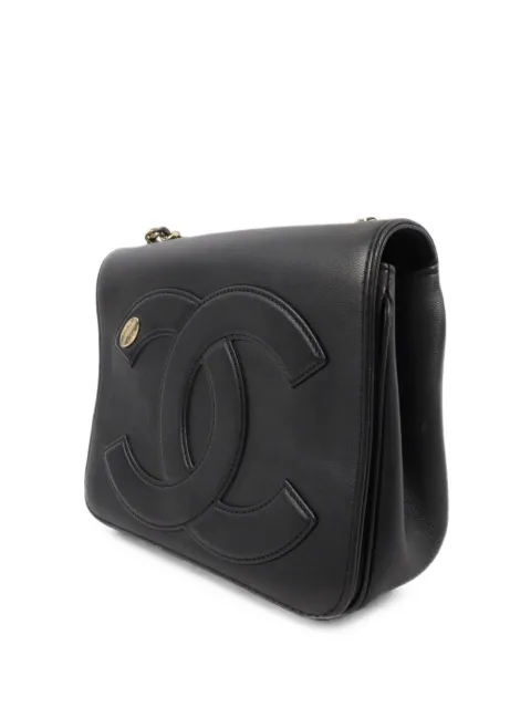 CHANEL Pre-Owned bolsa de hombro Mania con logo CC