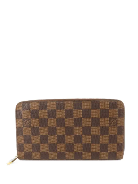 Louis Vuitton Pre-Owned Damier Ebene Zippy long wallet