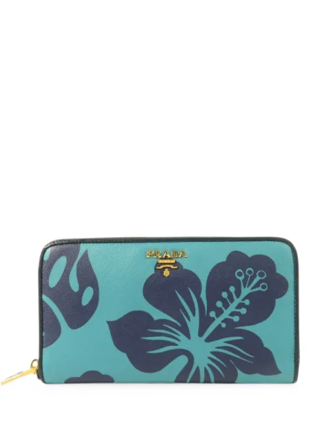 Prada Pre-Owned portefeuille Saffiano à fleurs
