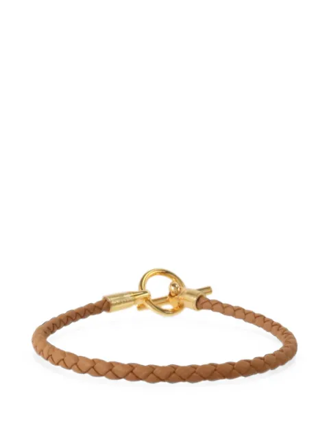 Hermès Pre-Owned Glenan braided-leather bracelet