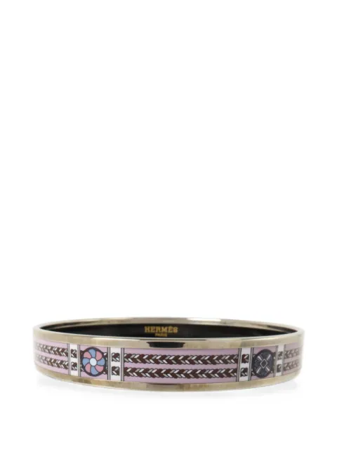 Hermès Pre-Owned narrow enamel bangle