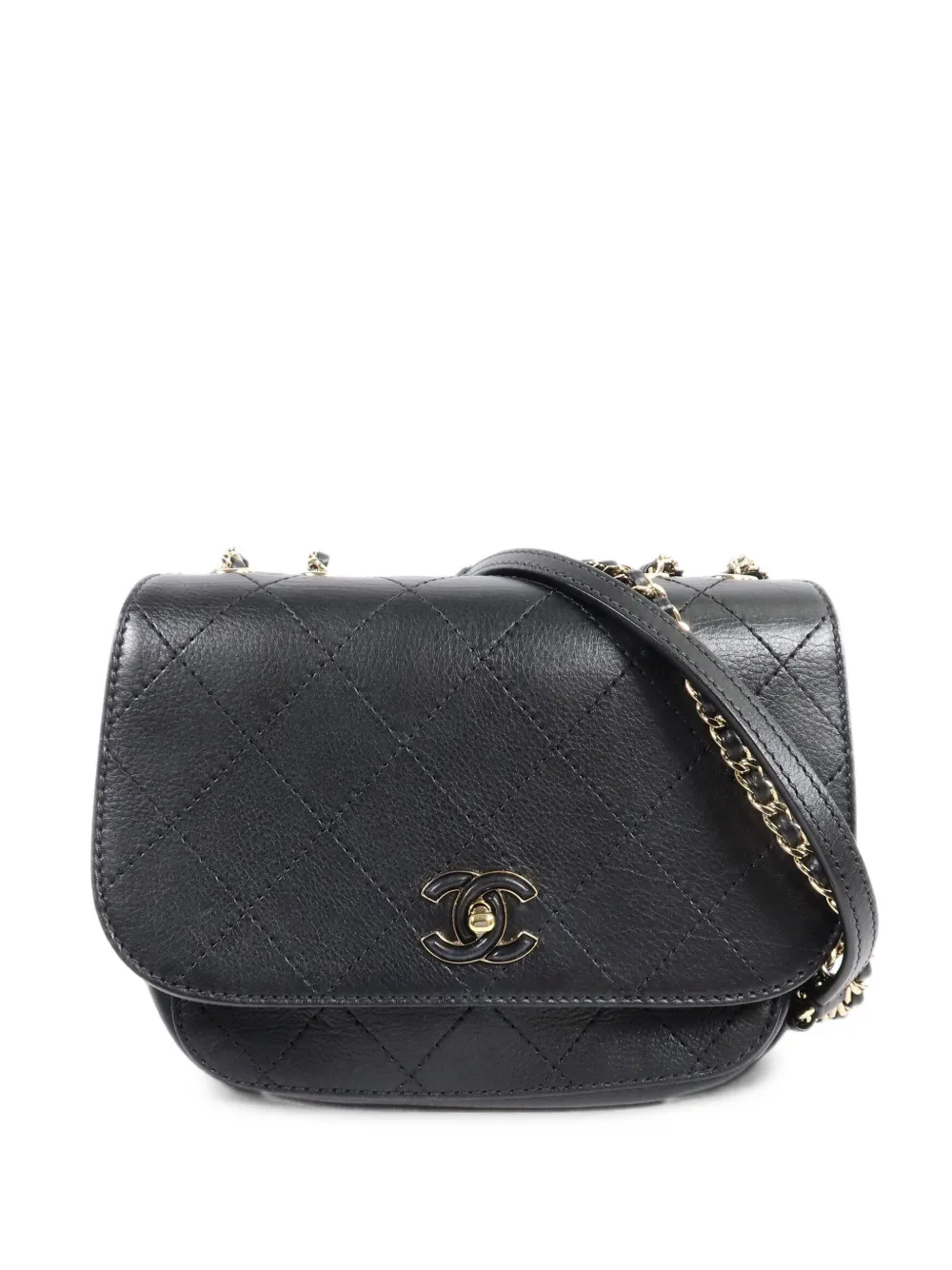 CHANEL Pre-Owned CC turn-lock chain shoulder bag - Nero