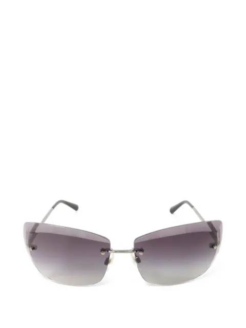 CHANEL Pre-Owned CC rimless sunglasses