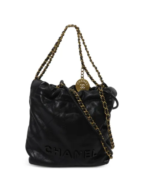 CHANEL Pre-Owned bolsa de hombro 22 con cadena mini