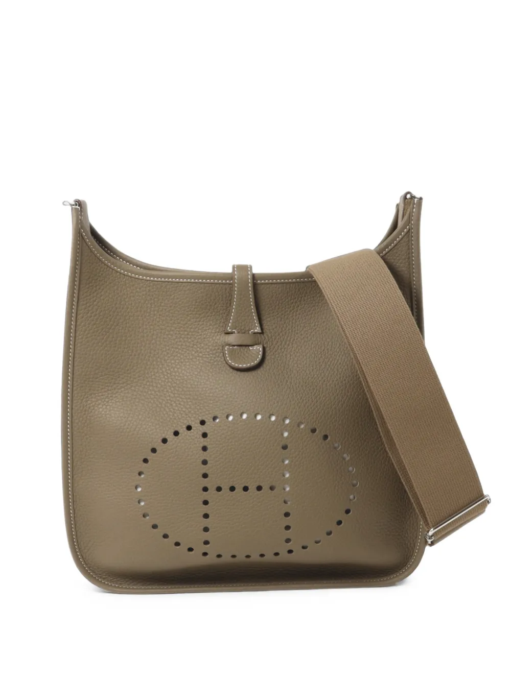 Hermès Pre-Owned PM Evelyne perforated crossbody bag - Toni neutri