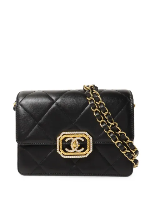 CHANEL Pre-Owned mini CC octagonal-buckle shoulder bag