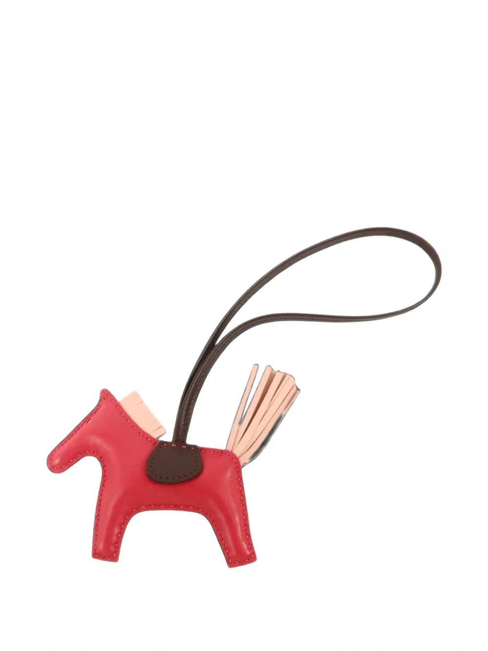 Hermès Pre-Owned PM Rodeo charm - Rosso
