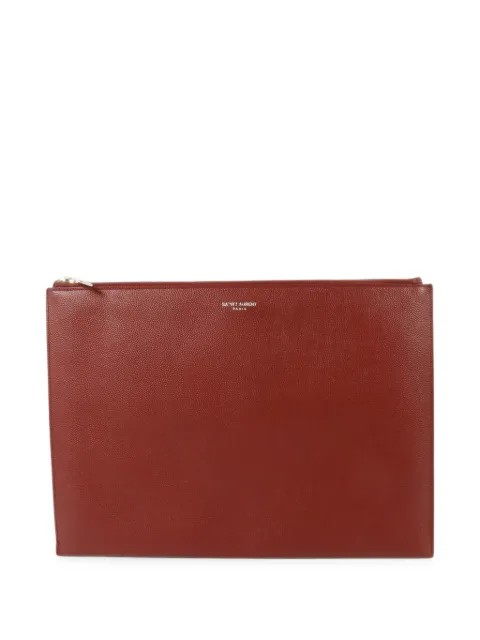 Saint Laurent Pre-Owned grain de poudre clutch bag