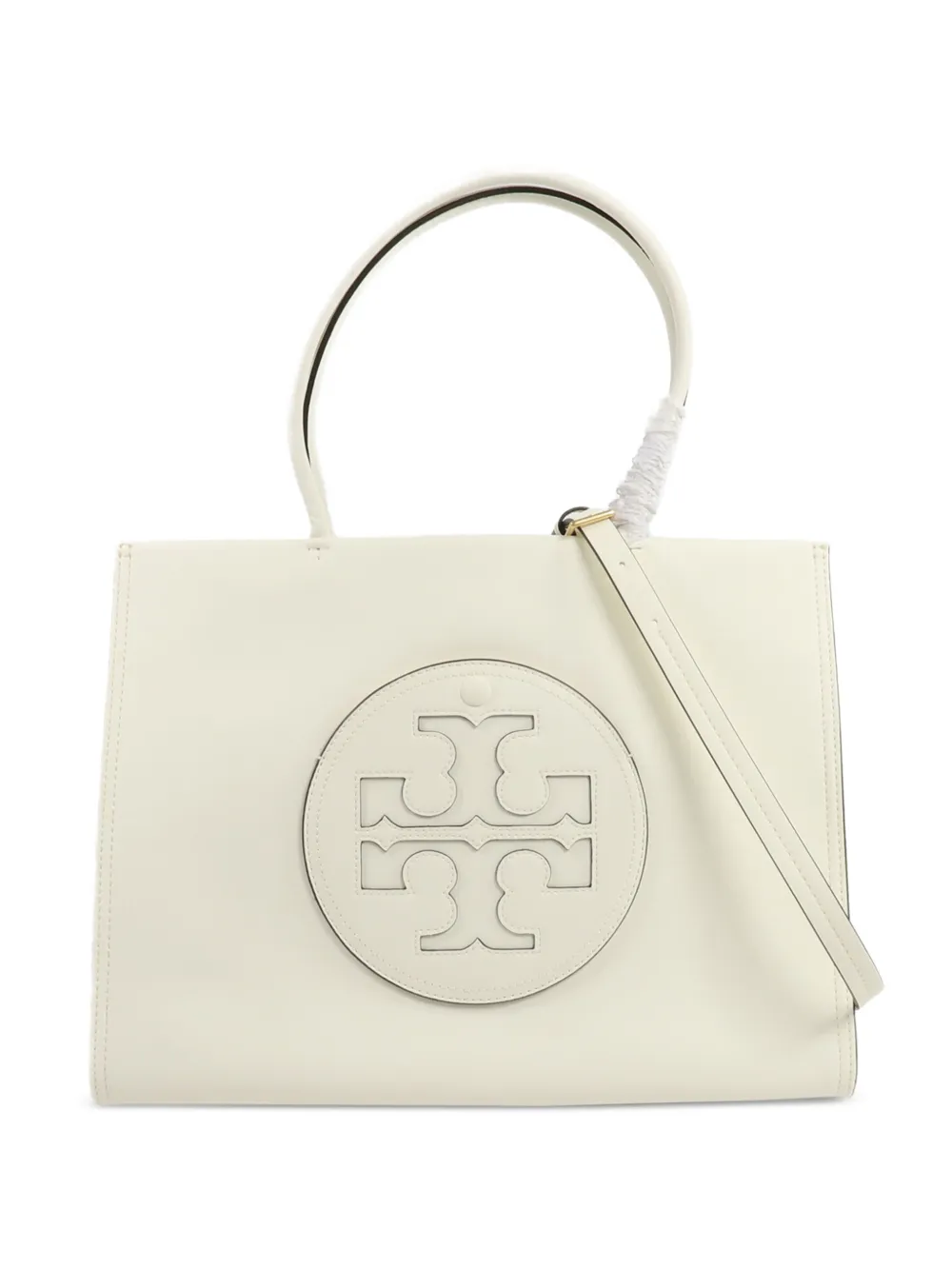 Tory Burch Ella logo tote bag - Toni neutri