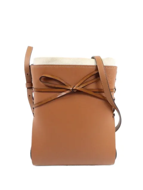 Loewe Pre-Owned Ikebana bow-detail shoulder bag