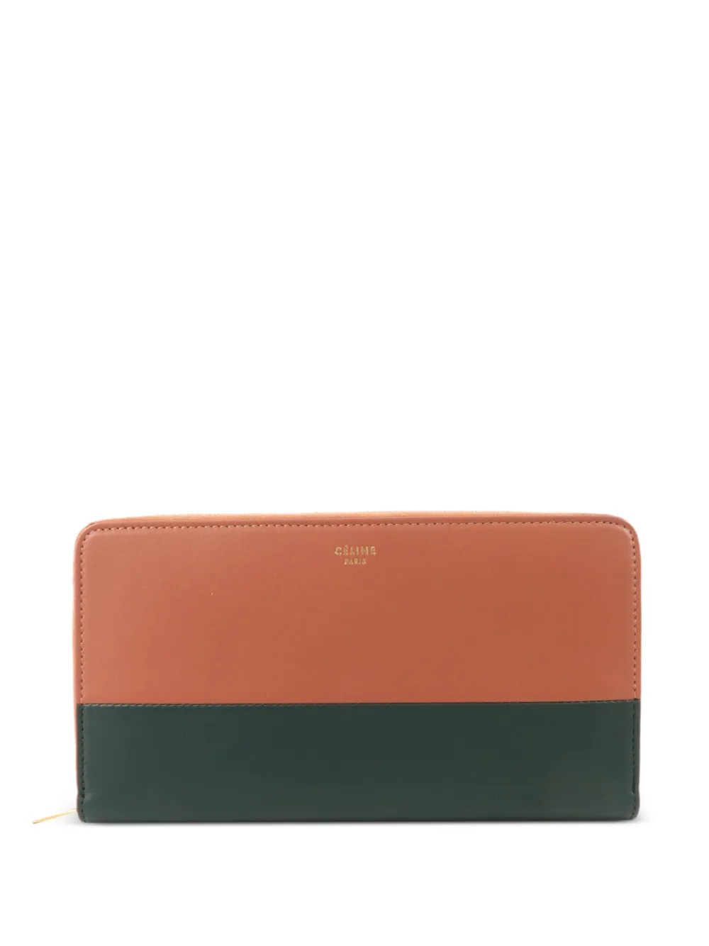 Celine Pre-Owned Large zipped wallet - Marrone