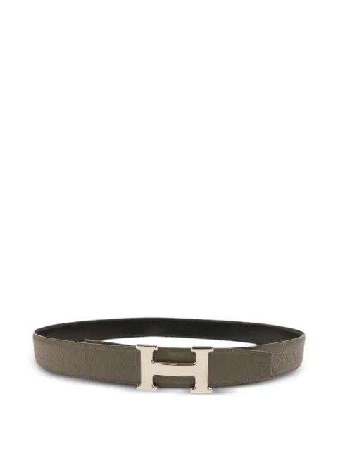 Hermès Pre-Owned H buckle reversible belt
