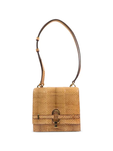 Gucci Pre-Owned python-skin handbag