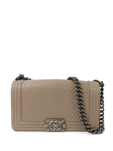 CHANEL Pre-Owned Boy chevron shoulder bag