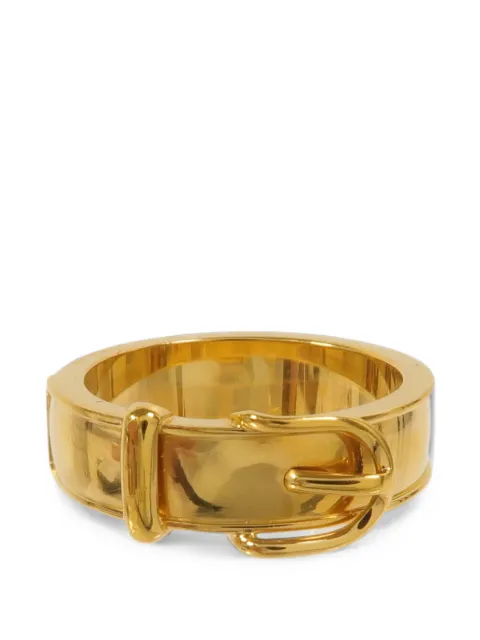 Hermès Pre-Owned belt motif scarf ring