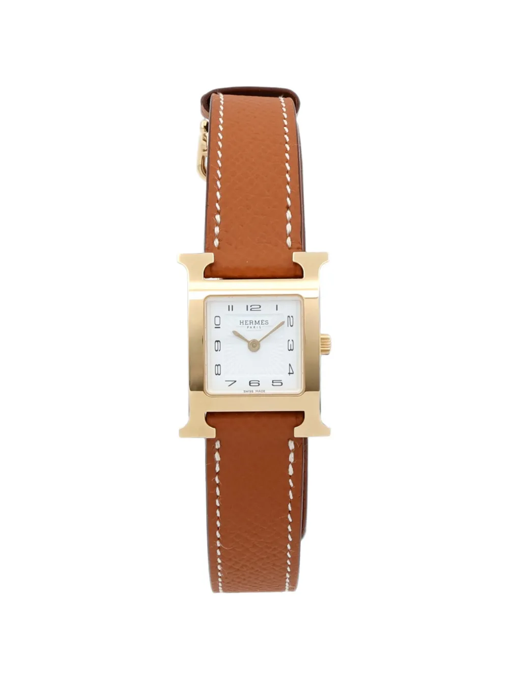 Hermès Pre-Owned Heure H 21mm watch - Bianco