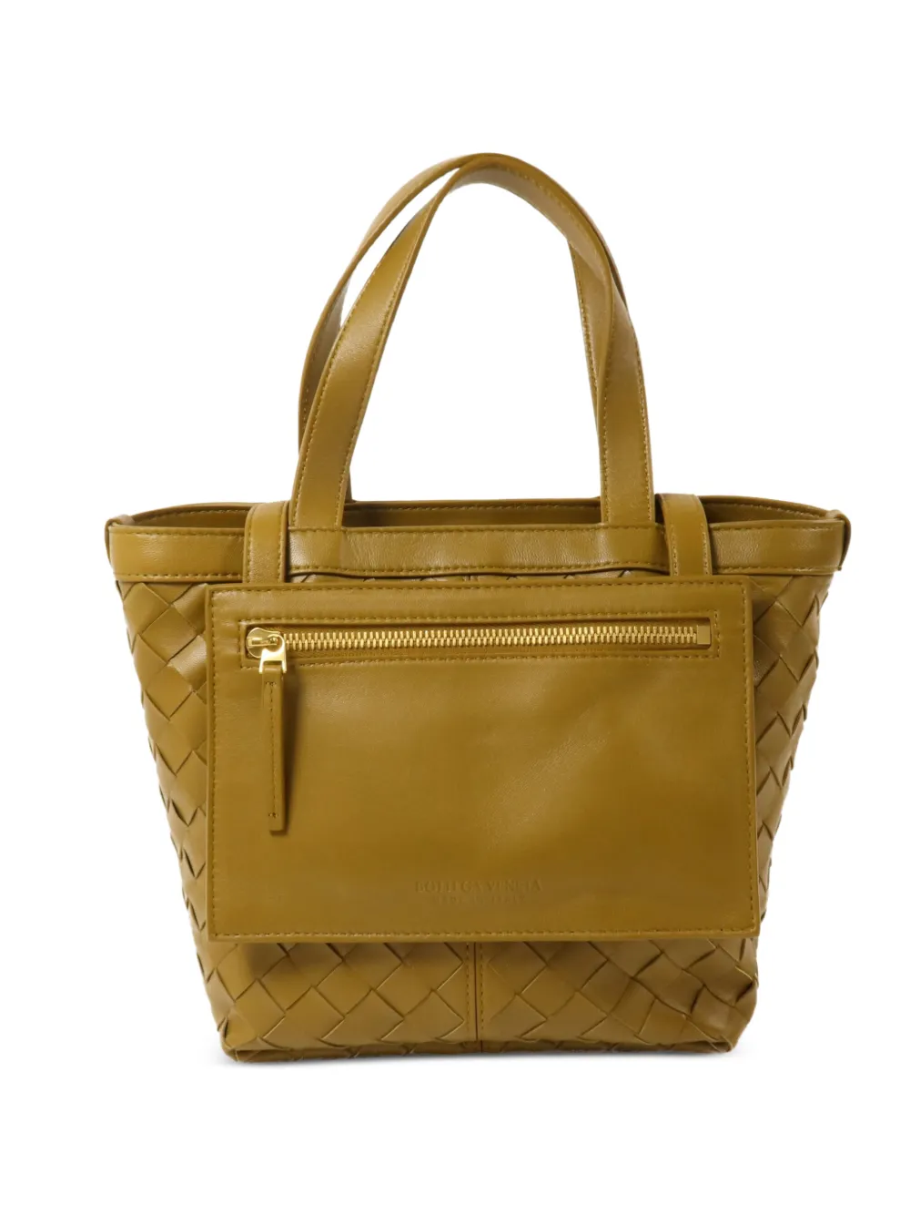 Bottega Veneta Pre-Owned petit cabas Flip Flap - Vert