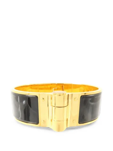 Hermès Pre-Owned Charnière enamel bangle bracelet
