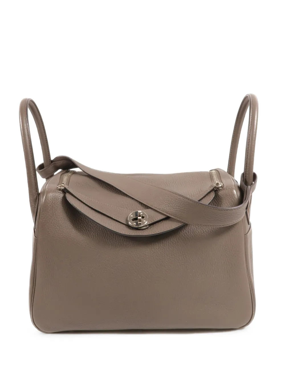 Hermès Pre-Owned 2017 Lindy 30 Tote Bag aus Leder - Grau