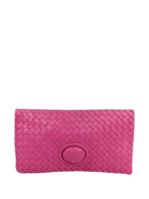 Bottega Veneta Pre-Owned Intrecciato leather clutch bag